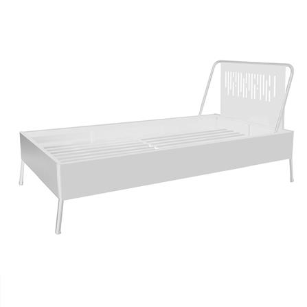 เตียงเหล็ก 3.5 ฟุต KIOSK BE-035 สีขาว_0