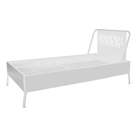 เตียงเหล็ก 5 ฟุต KIOSK BE-050 สีขาว