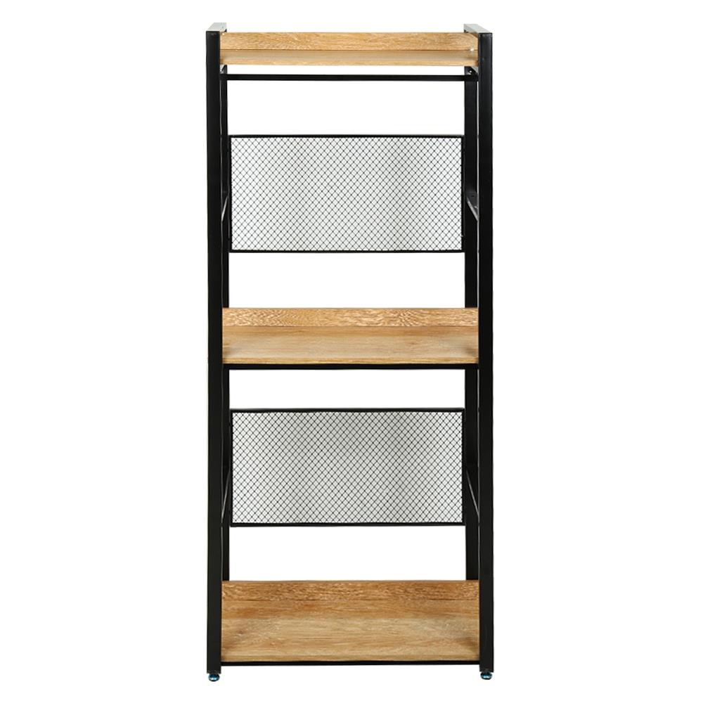 ตู้เสื้อผ้า FURDINI PLANK W10-800-3 สีน้ำตาล/ดำ