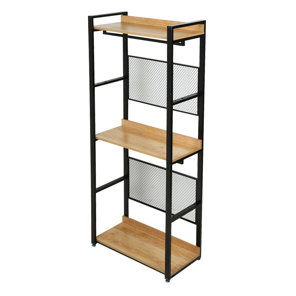 ตู้เสื้อผ้า FURDINI PLANK W10-800-3 สีน้ำตาล/ดำ