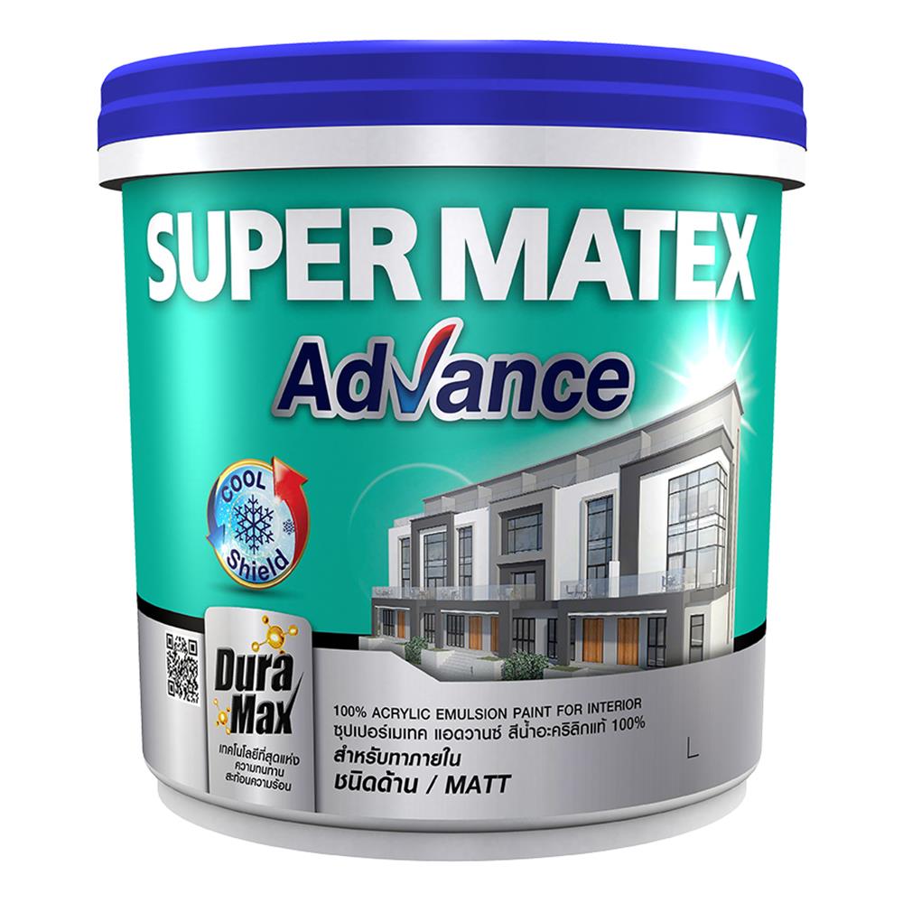 สีน้ำทาภายใน TOA SUPERMATEX ADVANCE BASE C ด้าน 1 แกลลอน