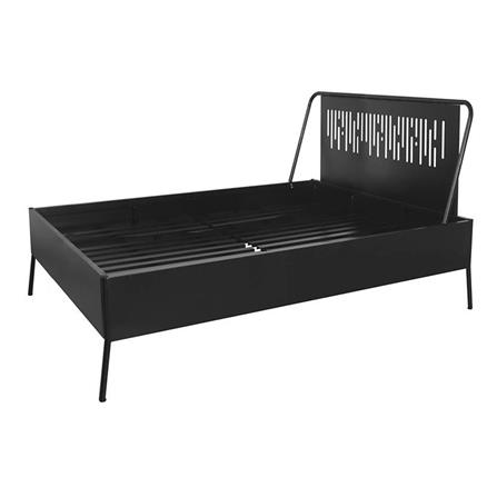 เตียงเหล็ก 5 ฟุต KIOSK BE-050 สีดำ