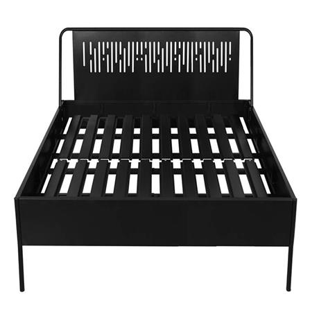เตียงเหล็ก 5 ฟุต KIOSK BE-050 สีดำ_1