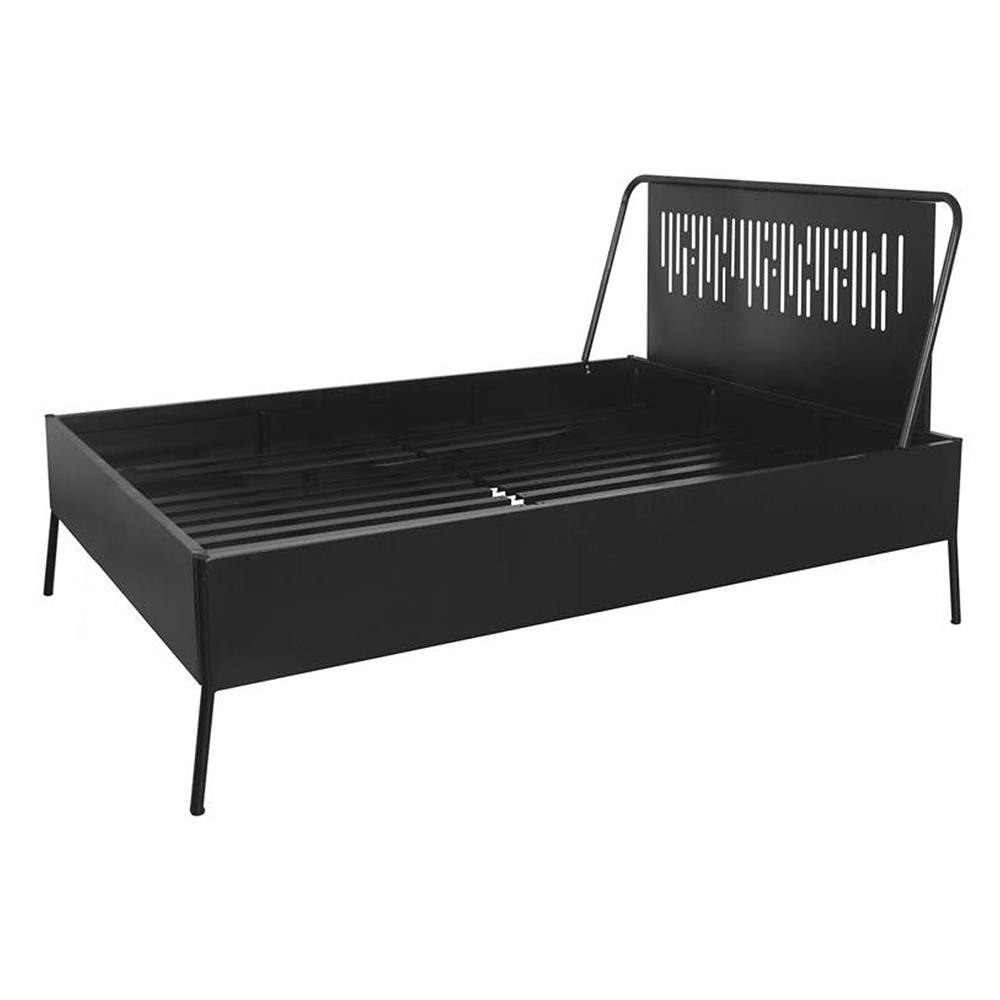 เตียงเหล็ก 6 ฟุต KIOSK BE-060 สีดำ