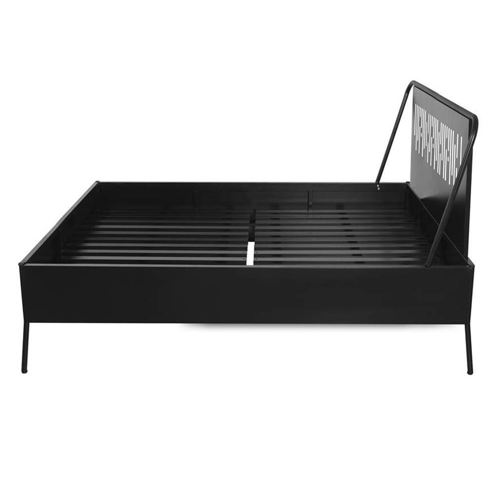 เตียงเหล็ก 6 ฟุต KIOSK BE-060 สีดำ