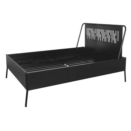 เตียงเหล็ก 6 ฟุต KIOSK BE-060 สีดำ