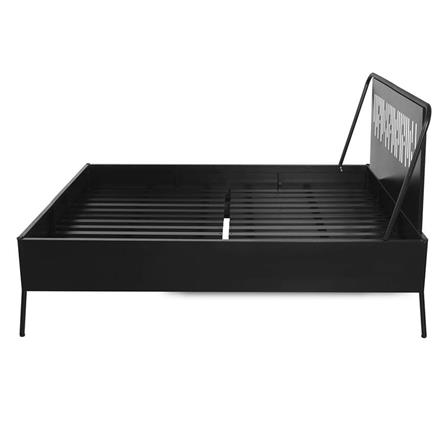 เตียงเหล็ก 6 ฟุต KIOSK BE-060 สีดำ_2