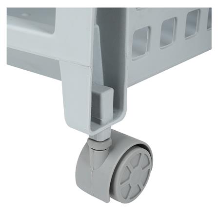 ชั้นวางของ 4 ชั้น มีล้อ DKW 42.8x33.5x102.3 ซม. สีเทา_4