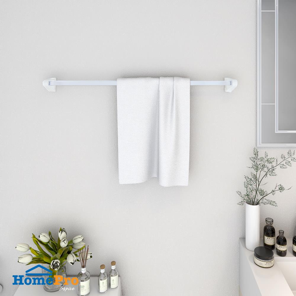 ราวแขวนผ้า BATH TIME 14376 สีขาว-ใส