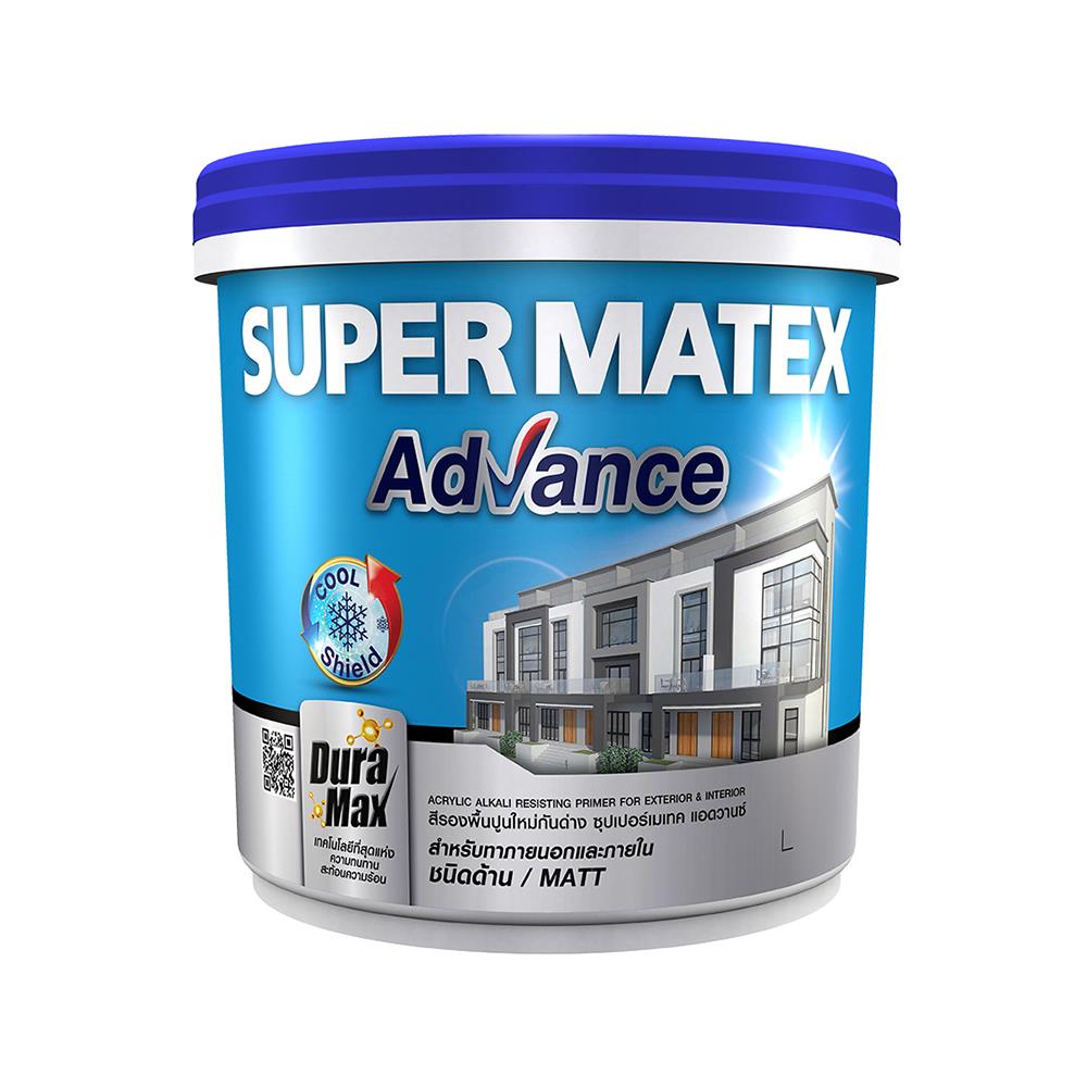 สีรองพื้นปูนใหม่ TOA SUPERMATEX ADVANCE 5 แกลอน