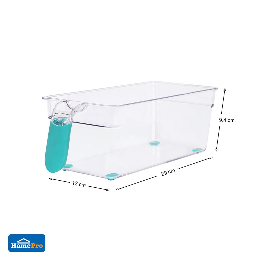 กล่องจัดเก็บในตู้เย็นมีด้ามจับ KECH 12x29x9.4 ซม.