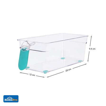 กล่องจัดเก็บในตู้เย็นมีด้ามจับ KECH 12x29x9.4 ซม._7
