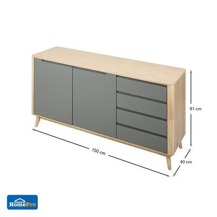 ตู้บานผสม FURDINI BRAVE สีเทา_7