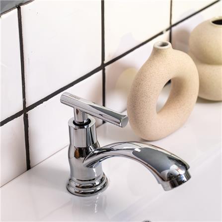 ก๊อกอ่างล้างหน้าเดี่ยว RASLAND RA 1115523 สีโครม_1