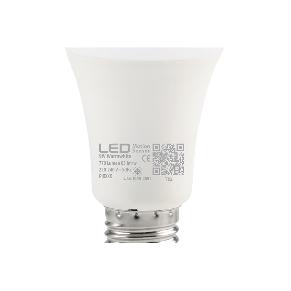 หลอด LED EVE A60 MOTION SENSOR WARM WHITE E27 9 วัตต์
