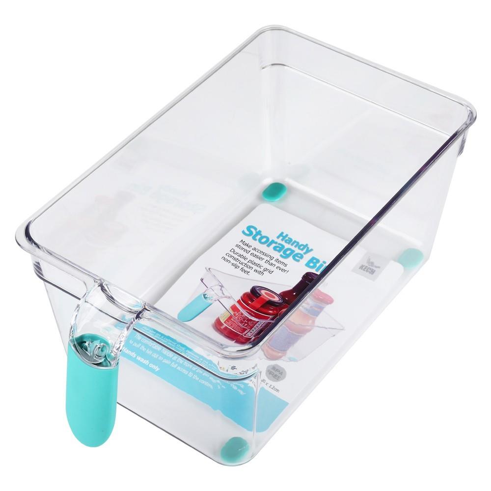 กล่องจัดเก็บในตู้เย็นด้ามจับ 15.5x27.5x12 ซม. KECH