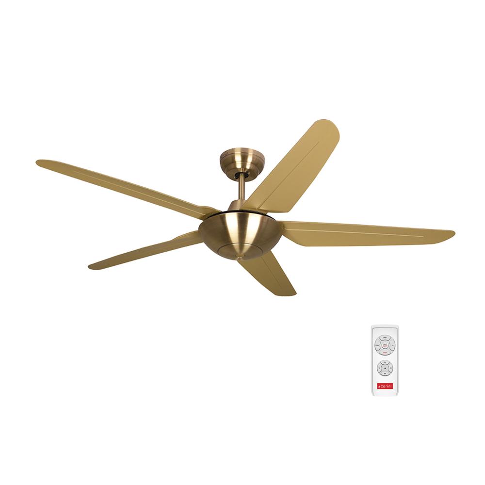 พัดลมไม่มีโคมไฟ CARINI 548NL 48 นิ้ว สีทองรมดำ