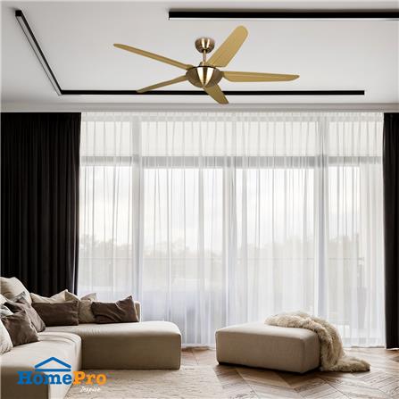 พัดลมไม่มีโคมไฟ CARINI 548NL 48 นิ้ว สีทองรมดำ_3