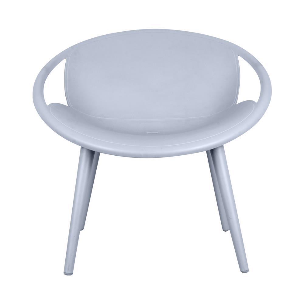 เก้าอี้พลาสติก ME LIVING LUNAR สีเทา