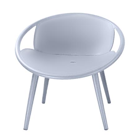 เก้าอี้พลาสติก ME LIVING LUNAR สีเทา