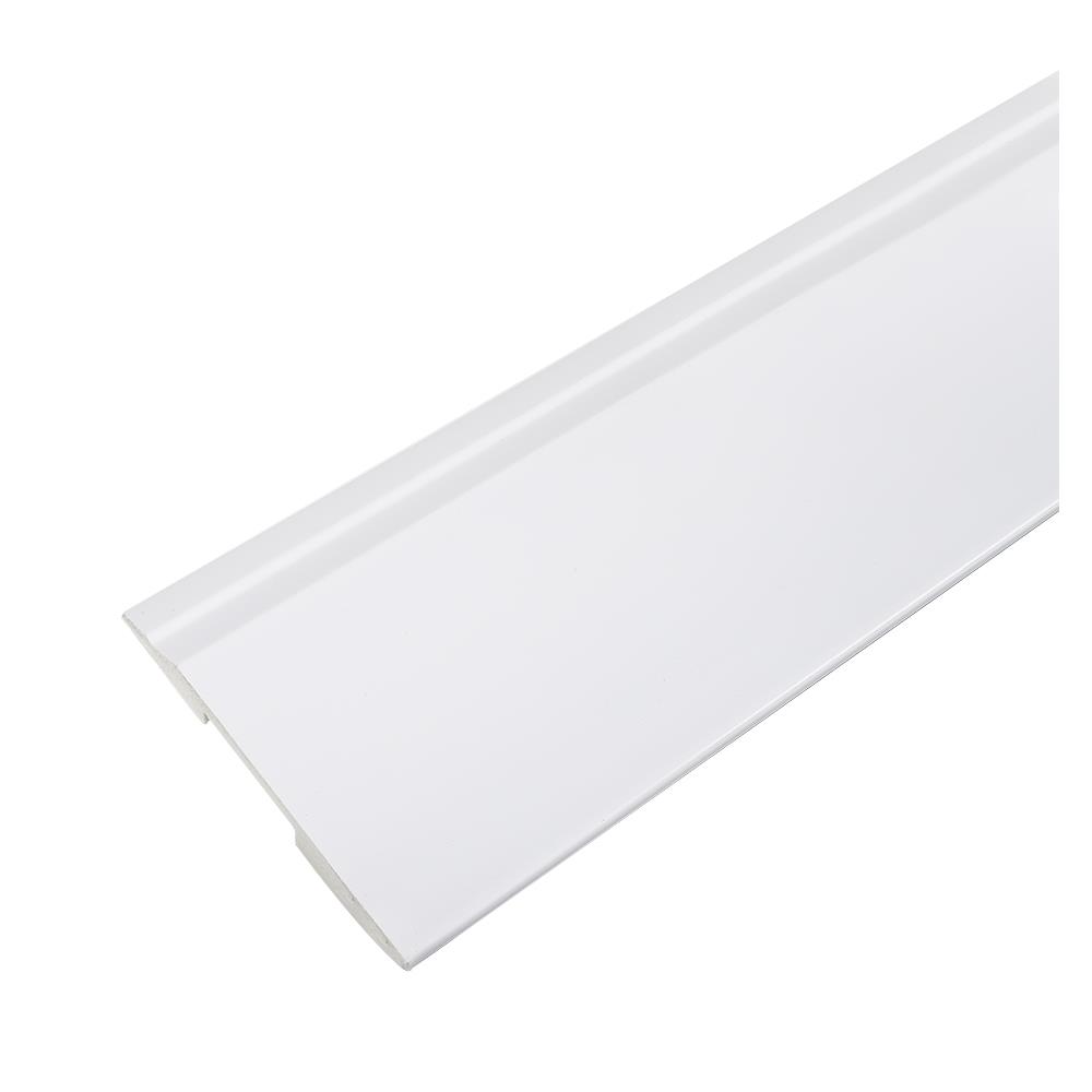 บัวพื้น PS CROBERN LD-3601 9.5x240x1.2 ซม. สีขาว