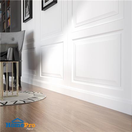 บัวพื้น PS CROBERN LD-3601 9.5x240x1.2 ซม. สีขาว_4