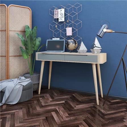 โต๊ะทำงาน FURDINI BRAVE BH-576 สี WHITEWASH/เทา_4