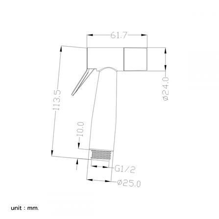 สายฉีดชำระครบชุด BEN BN13579SET-CR สีโครม_4