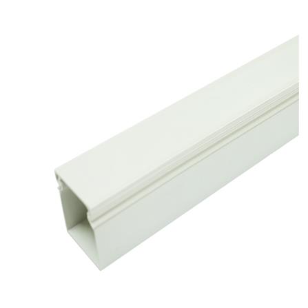 รางเก็บสายไฟไวร์เวย์ PVC SCG 6x4 ซม. 2 เมตร สีขาว_0