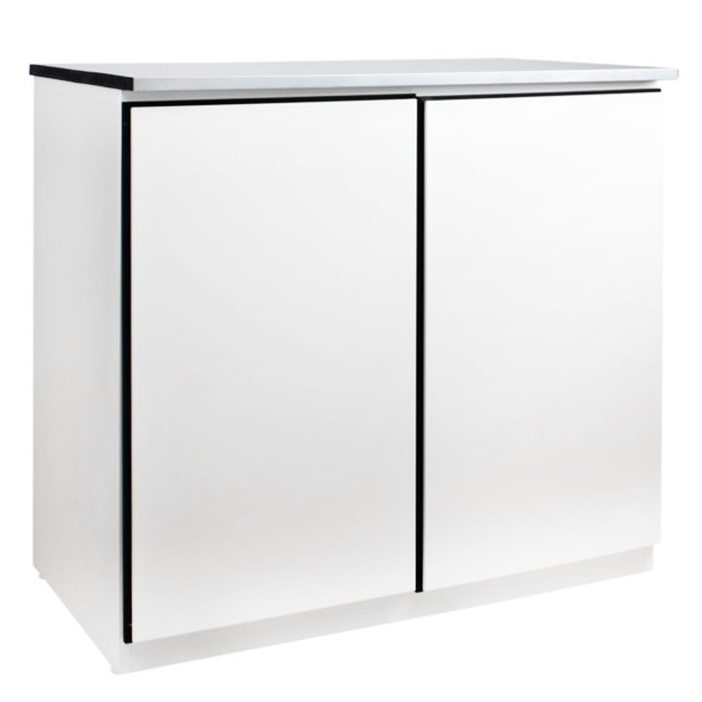 ตู้เหล็กบานเปิดทึบ KIOSK DB-201 สีขาว