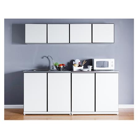 ตู้เหล็กบานเปิดทึบ KIOSK DB-201 สีขาว_3