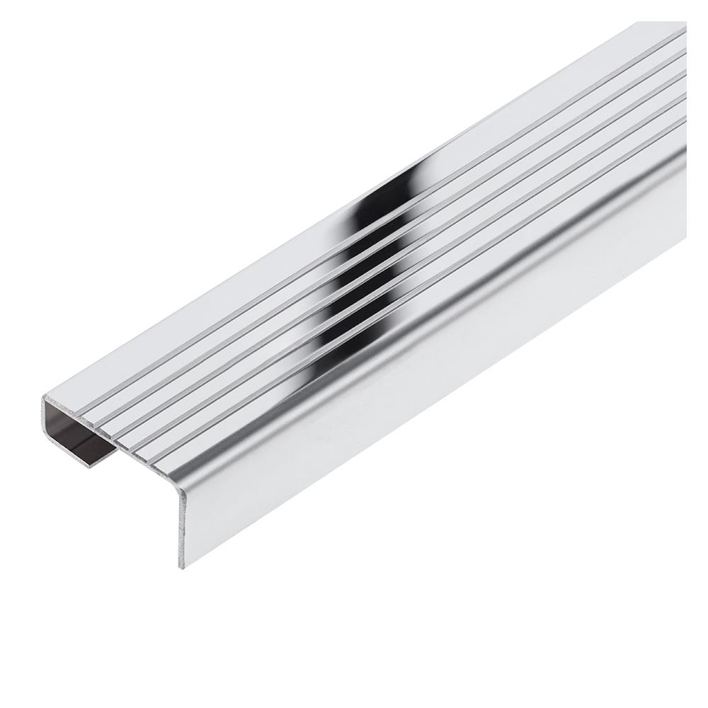 จมูกบันไดสเตนเลส DP NL 401531 4 ซม. 1.5 ม. สีเงินเงา