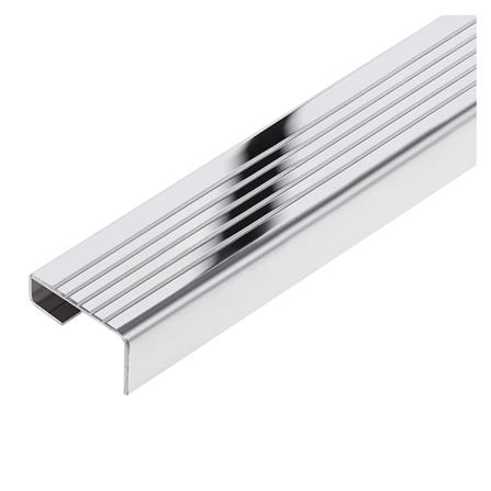 จมูกบันไดสเตนเลส DP NL 401531 4 ซม. 1.5 ม. สีเงินเงา_0