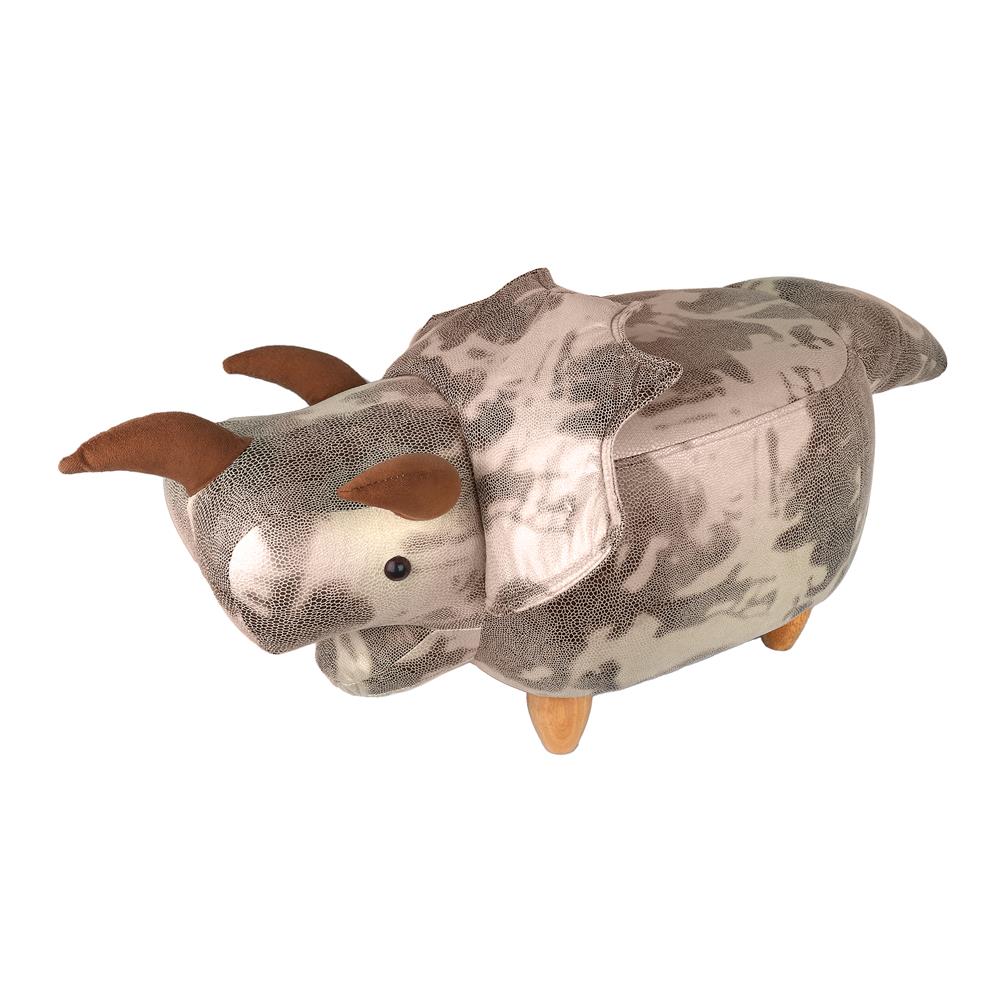 สตูลรูปสัตว์ FURDINI DINOSOR สีน้ำตาล