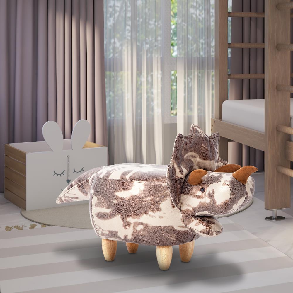 สตูลรูปสัตว์ FURDINI DINOSOR สีน้ำตาล