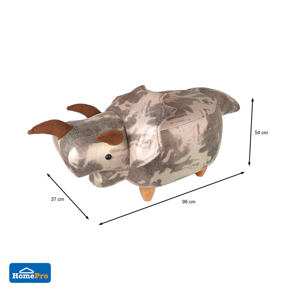 สตูลรูปสัตว์ FURDINI DINOSOR สีน้ำตาล