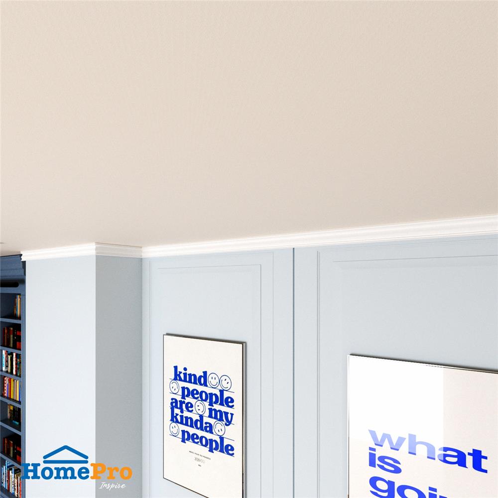 บัวฝ้าPS CROBERN-2401 6.5x240x1.2 ซม. สีขาว