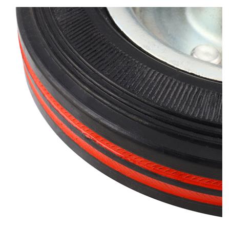 ลูกล้อยาง BY TORA เพลาหมุน มีเบรก 6 นิ้ว สีดำ_2