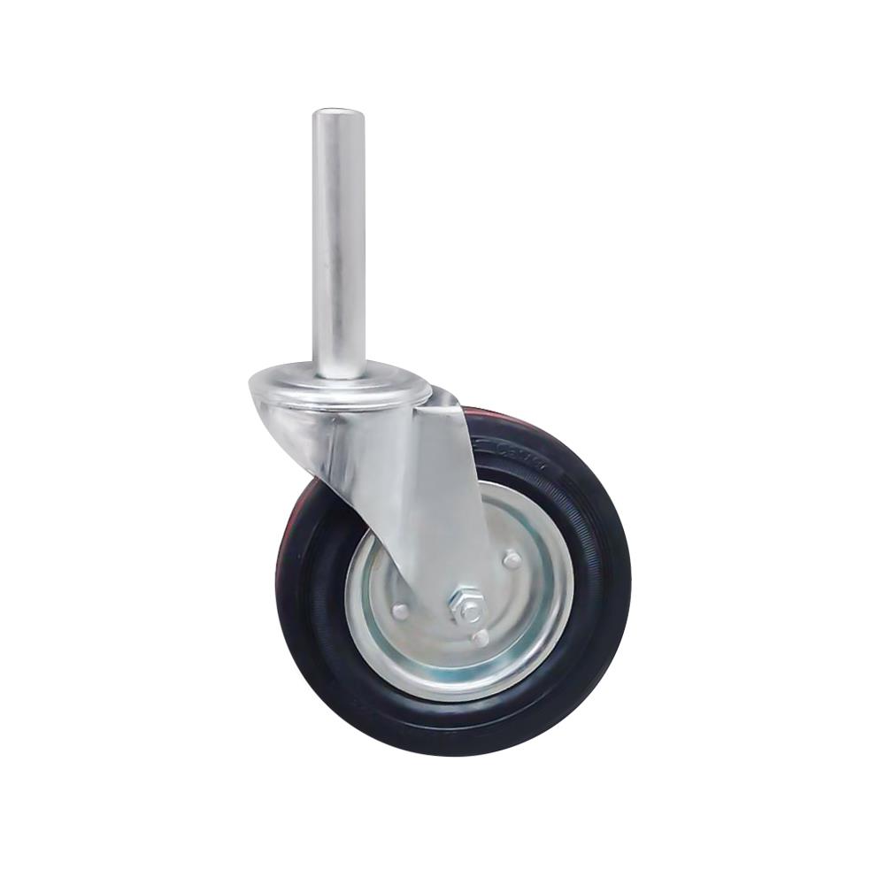 ลูกล้อยาง BY TORA เพลาหมุน ไม่มีเบรก 8 นิ้ว สีดำ