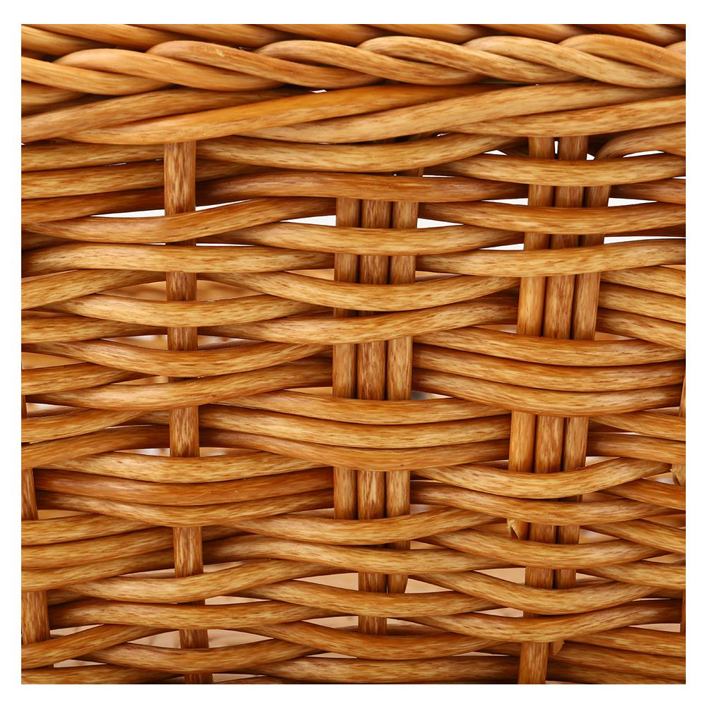 ตะกร้าเหลี่ยมเตี้ย MONARCH 36x23x7 ซม. สีน้ำตาล