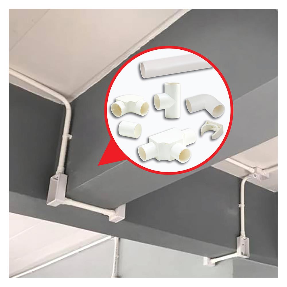 ท่อตรง PVC ELECKTA 32 มม. 2.92 ม. สีขาว BS