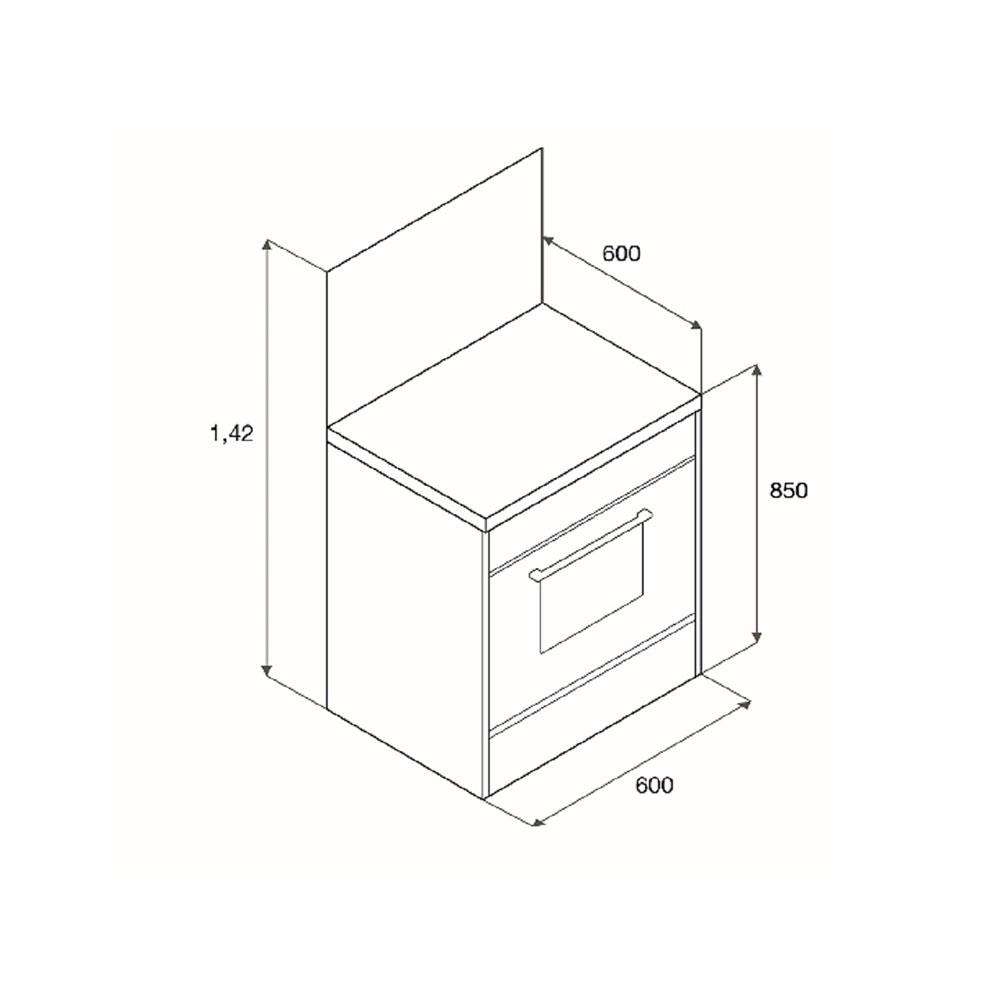 เตาปรุงอาหารแก๊ส AXIA ELC 6010 60 ซม.