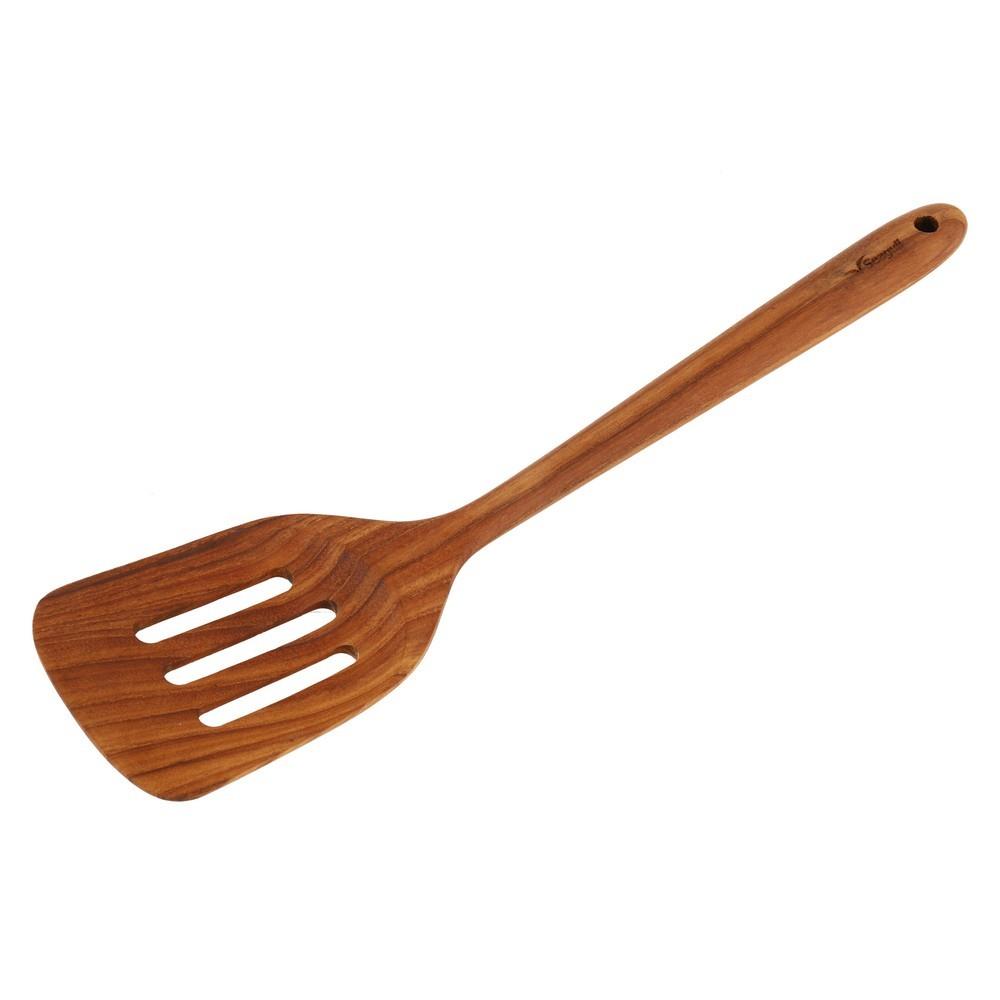 ตะหลิวมีร่องไม้สัก SEAGULL