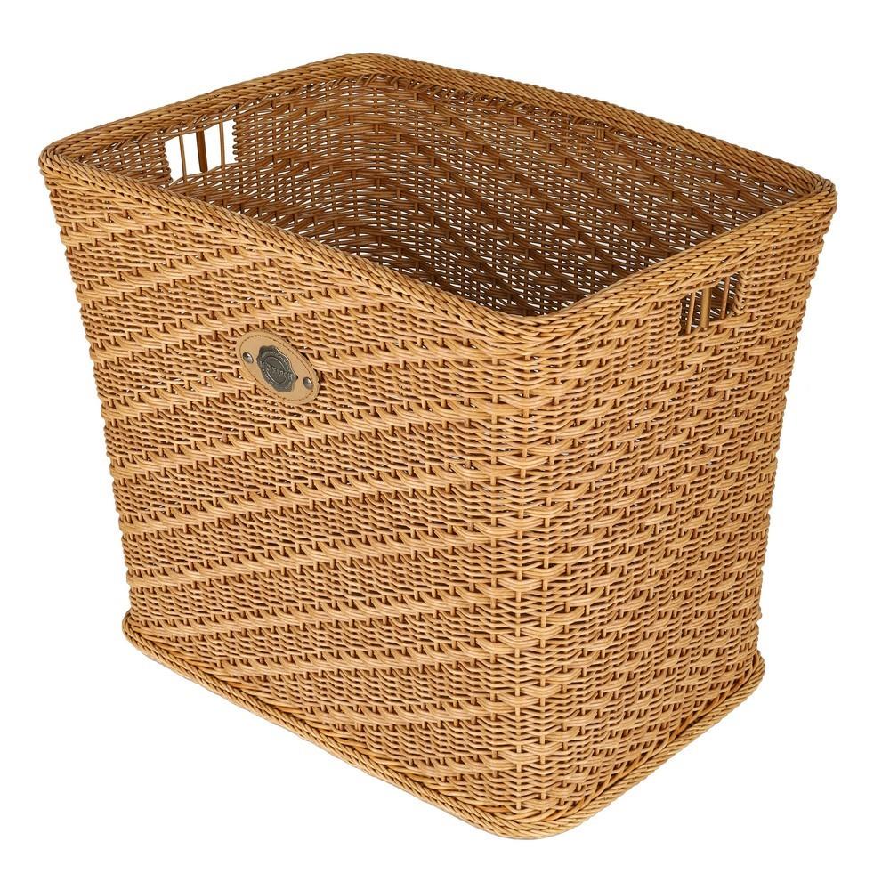 ตะกร้าผ้าเหลี่ยม MONARCH 47x34x40 ซม. สีน้ำตาล