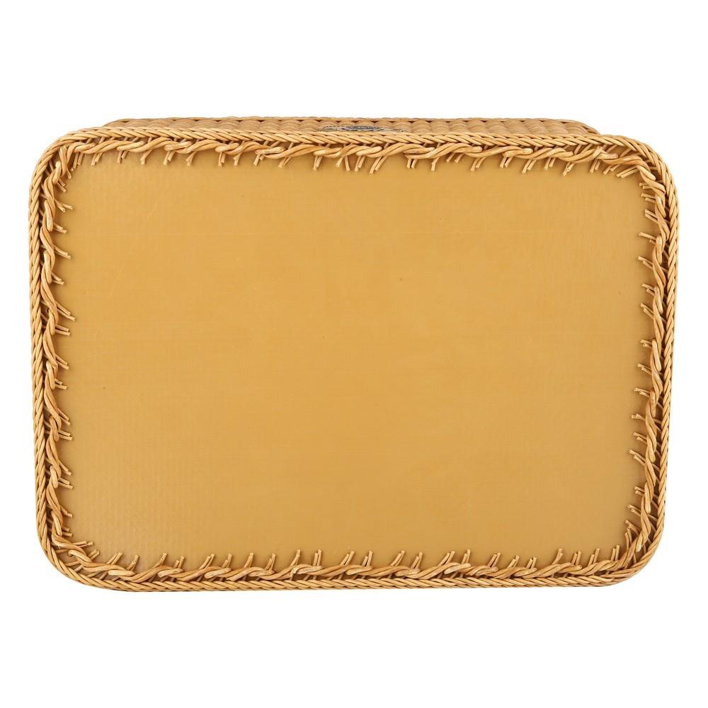 ตะกร้าผ้าเหลี่ยม MONARCH 47x34x40 ซม. สีน้ำตาล