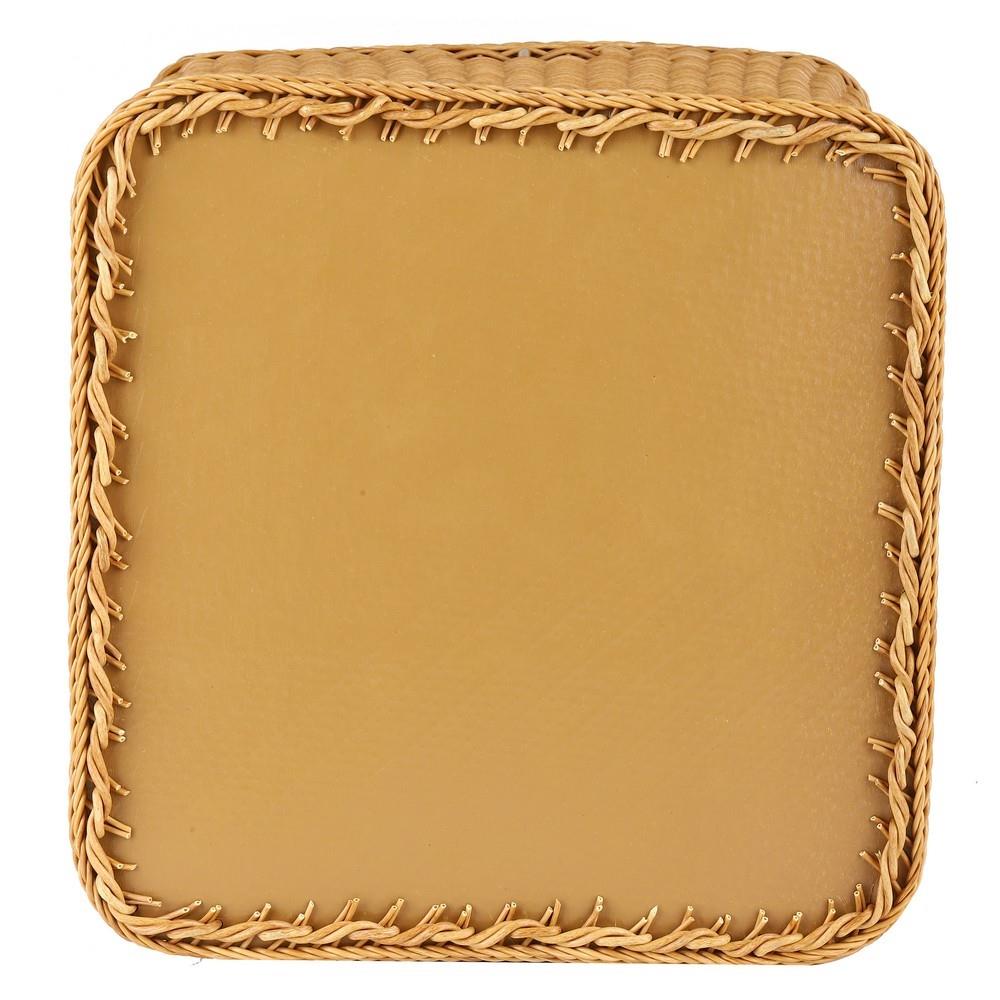 ตะกร้าผ้าเหลี่ยม MONARCH 36x36x40 ซม. สีน้ำตาล