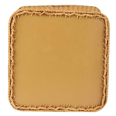 ตะกร้าผ้าเหลี่ยม MONARCH 36x36x40 ซม. สีน้ำตาล_2