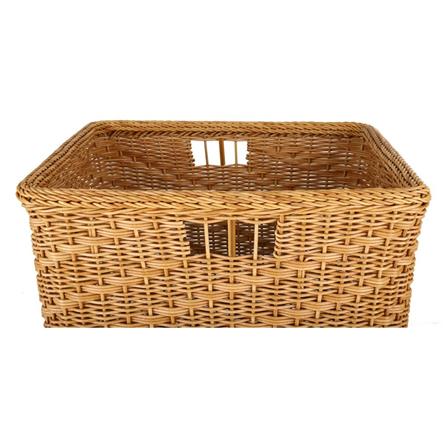 ตะกร้าผ้าเหลี่ยม MONARCH 36x36x40 ซม. สีน้ำตาล_3