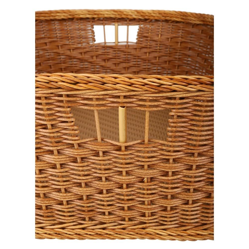 ตะกร้าผ้าเหลี่ยม MONARCH 54x28x18 ซม. สีน้ำตาล