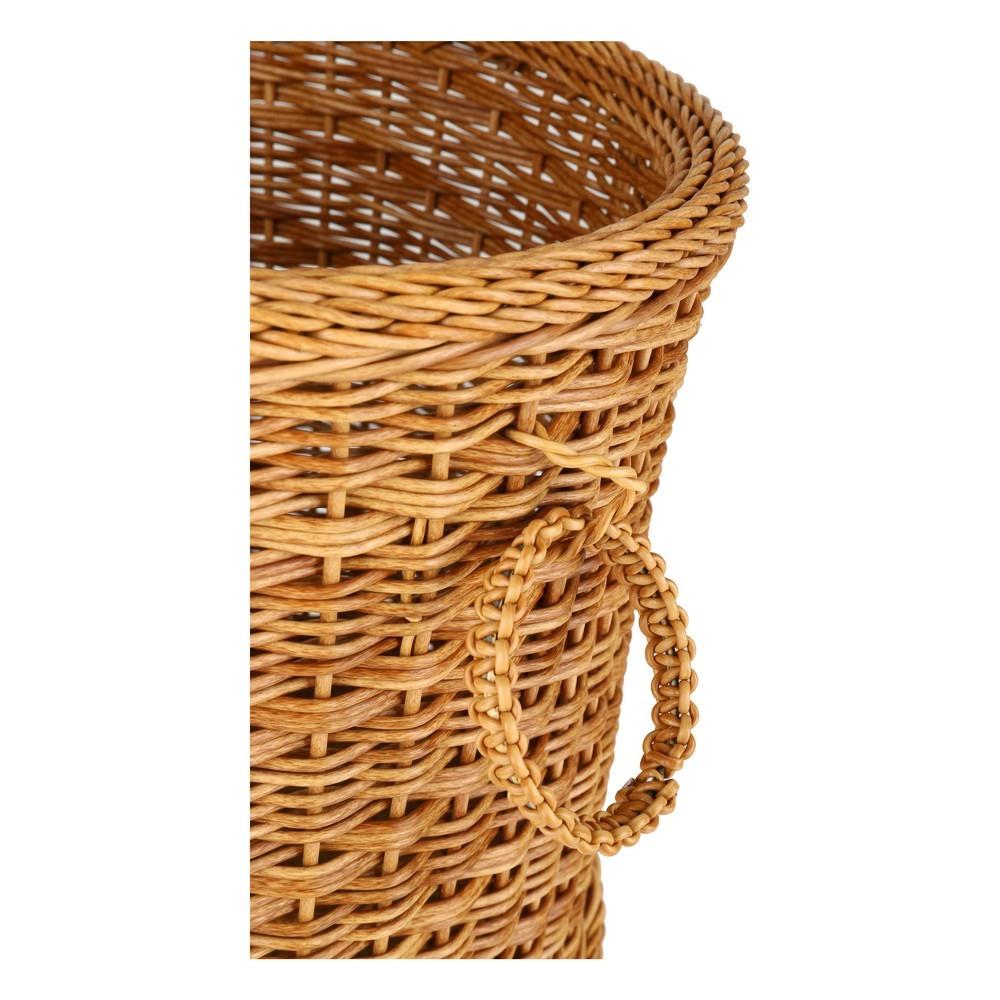 ตะกร้ากลมมีหู MONARCH 27x27x26 ซม. สีน้ำตาล